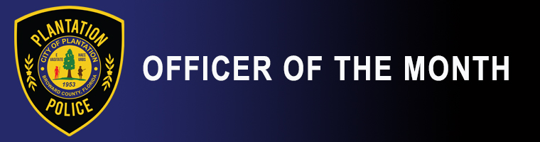 Officer of the Month Header