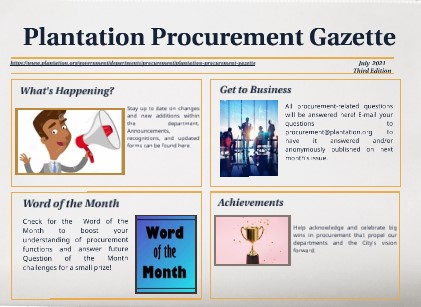 Procurement Gazette July 2021