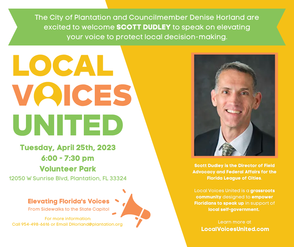 local voices united event flyer