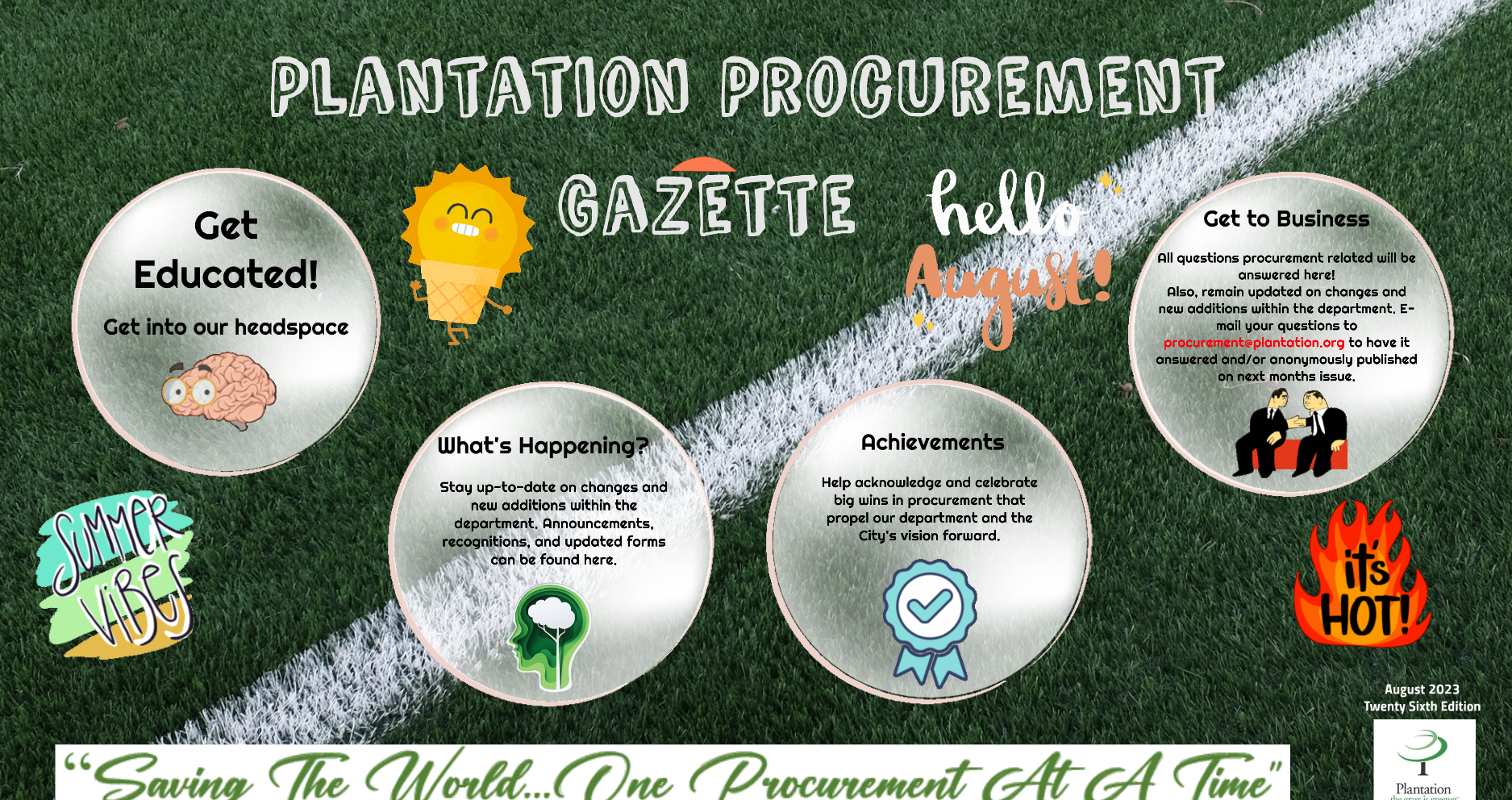 Procurement Gazette August 2023