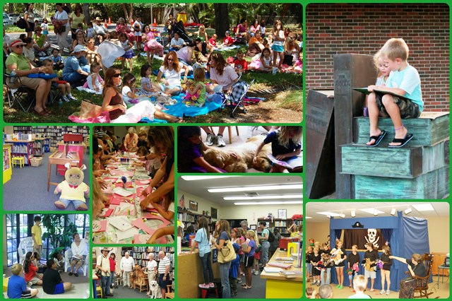 Children's Library Collage