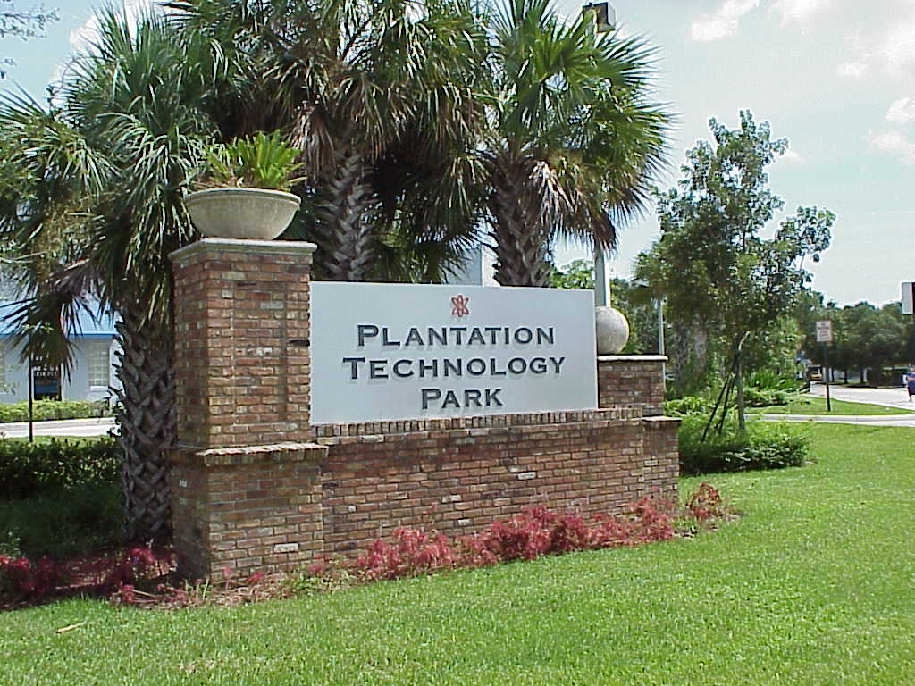 Plantation Technology Park sign